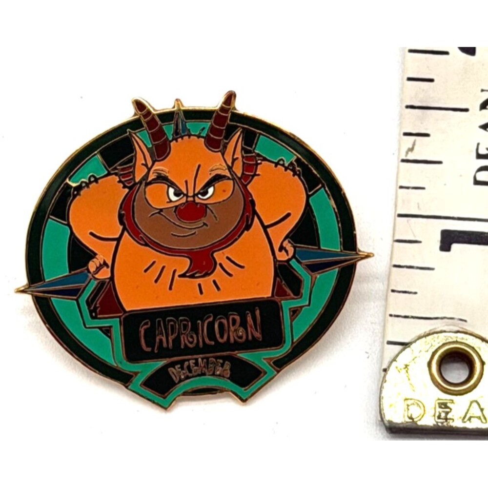 Disney Zodiac Pin of the Month Hercules Phil Capricorn December LE 5000 Philocte